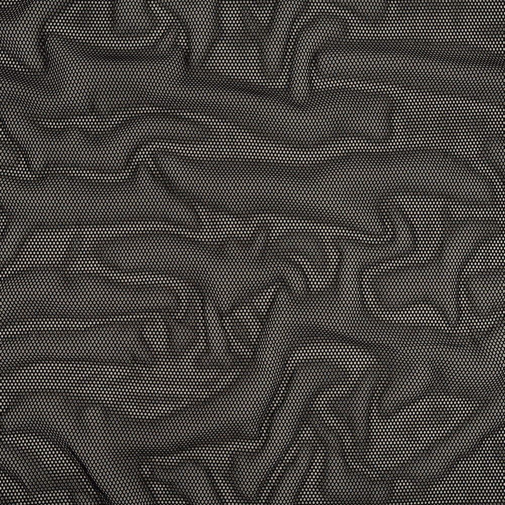 Black Polyester Stretch Fish Net