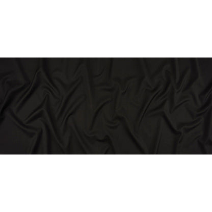 Black Wool Twill Suiting Full