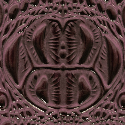 Alligator 3D Embossed Vinyl - Passion Orchid - Congaree Collection Detail