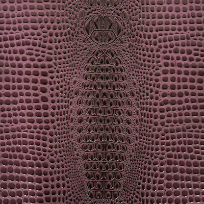 Alligator 3D Embossed Vinyl - Passion Orchid - Congaree Collection