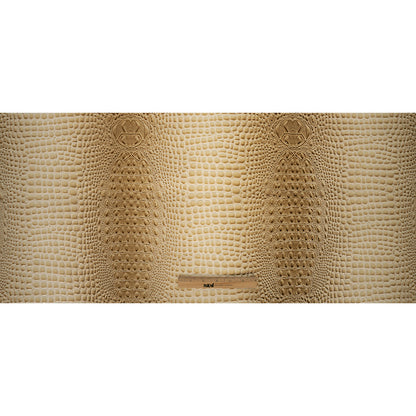 Alligator 3D Embossed Vinyl - Western Cream - Congaree Collection Full