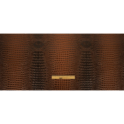 Alligator 3D Embossed Vinyl - Caramel - Congaree Collection Full