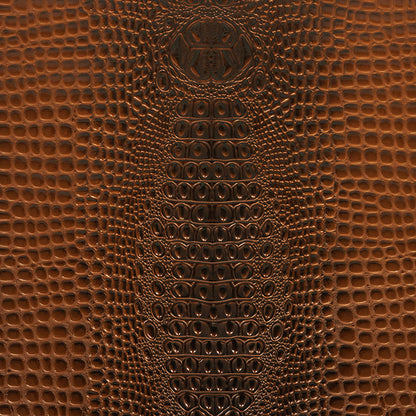 Alligator 3D Embossed Vinyl - Caramel - Congaree Collection