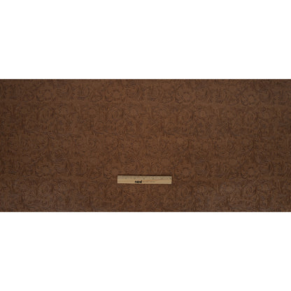 Vintage-Look Floral Embossed Vinyl - Peanut - Wynonna Collection Full