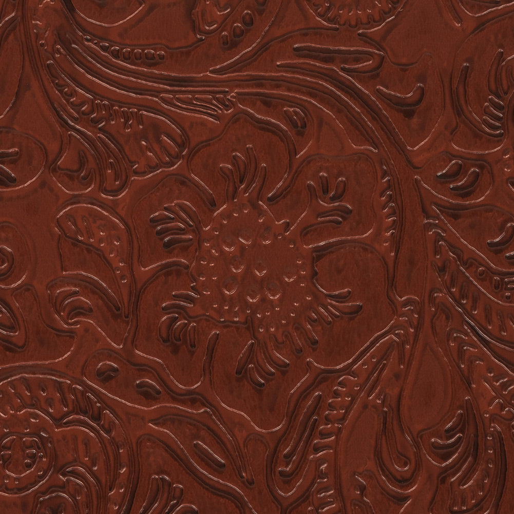 Vintage-Look Floral Embossed Vinyl - Penny - Wynonna Collection Detail