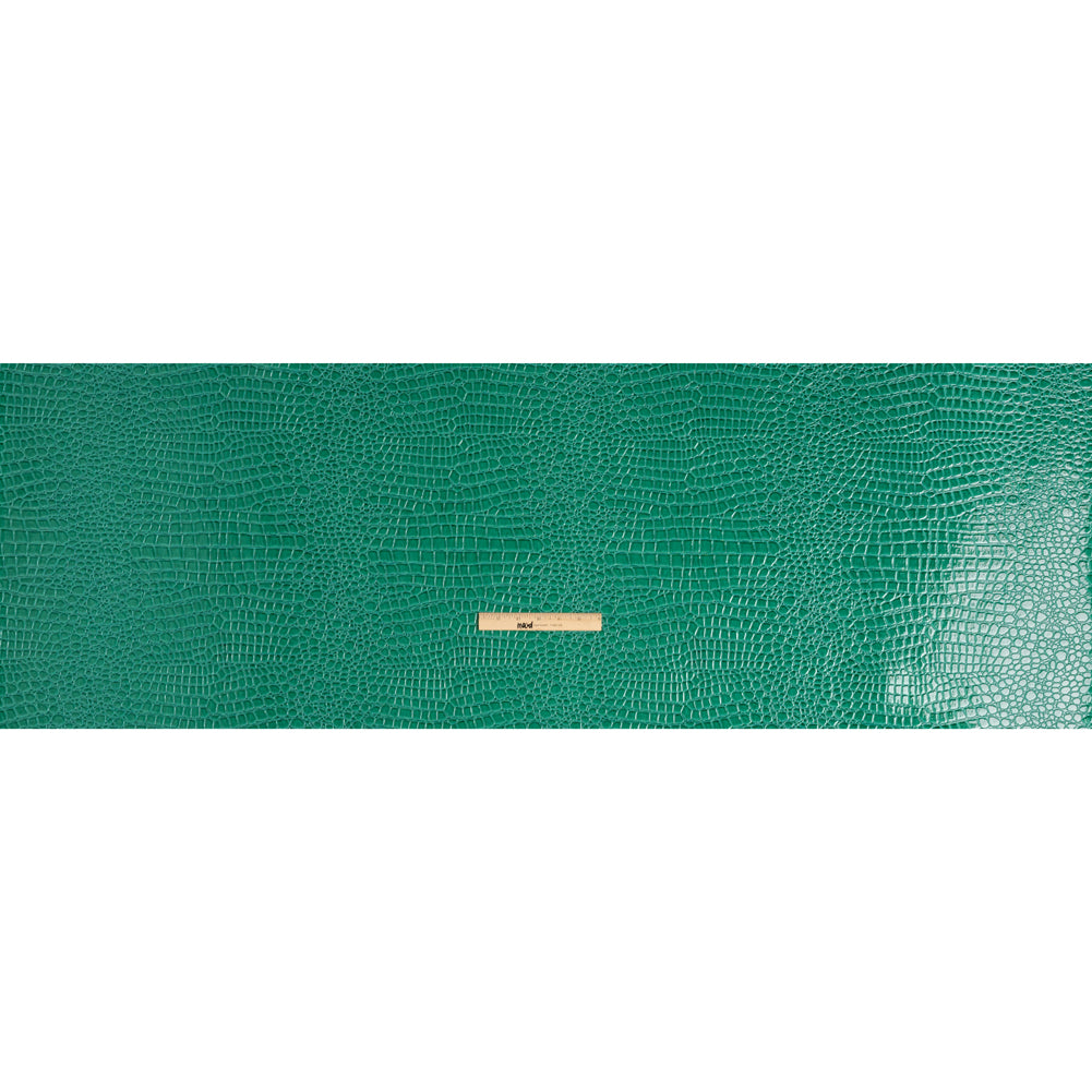 Faux Crocodile Patent Leather - Jungle - Brisbane Collection Full
