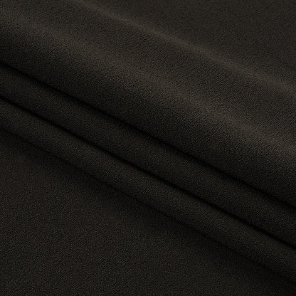 Italian Black Lightweight Rayon Crepe Folded