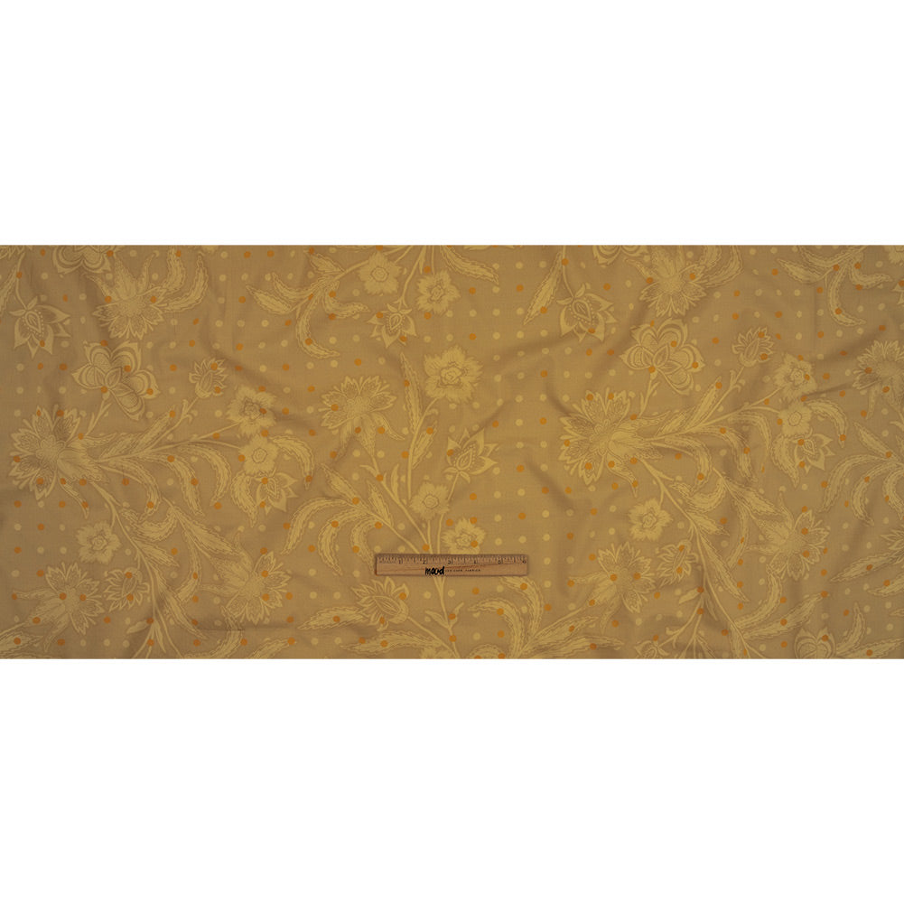 Mood Exclusive Beige Potted Playground Cotton Shirting Full