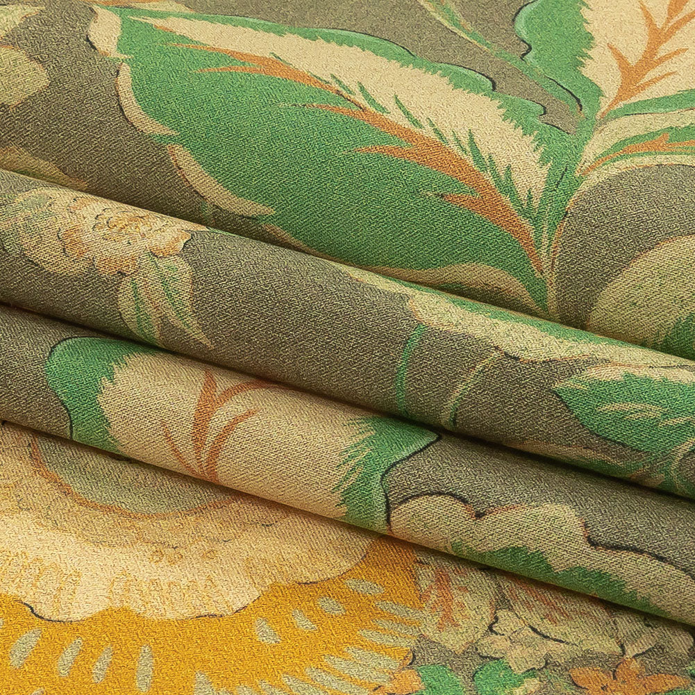 Mood Exclusive Tree House Chalked Up Cotton Shirting Folded