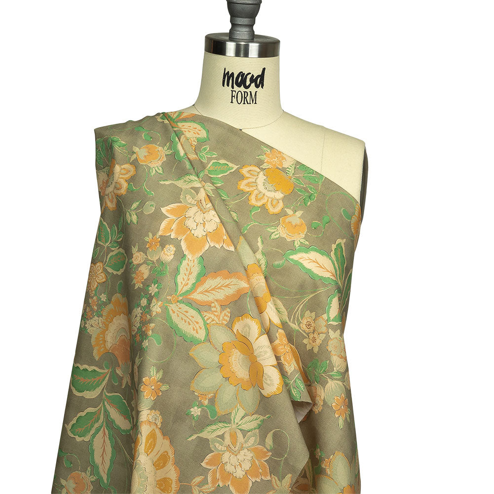 Mood Exclusive Tree House Chalked Up Cotton Shirting Drape