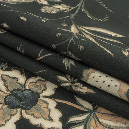 Mood Exclusive Dark Navy Limitless Love Cotton Shirting Folded