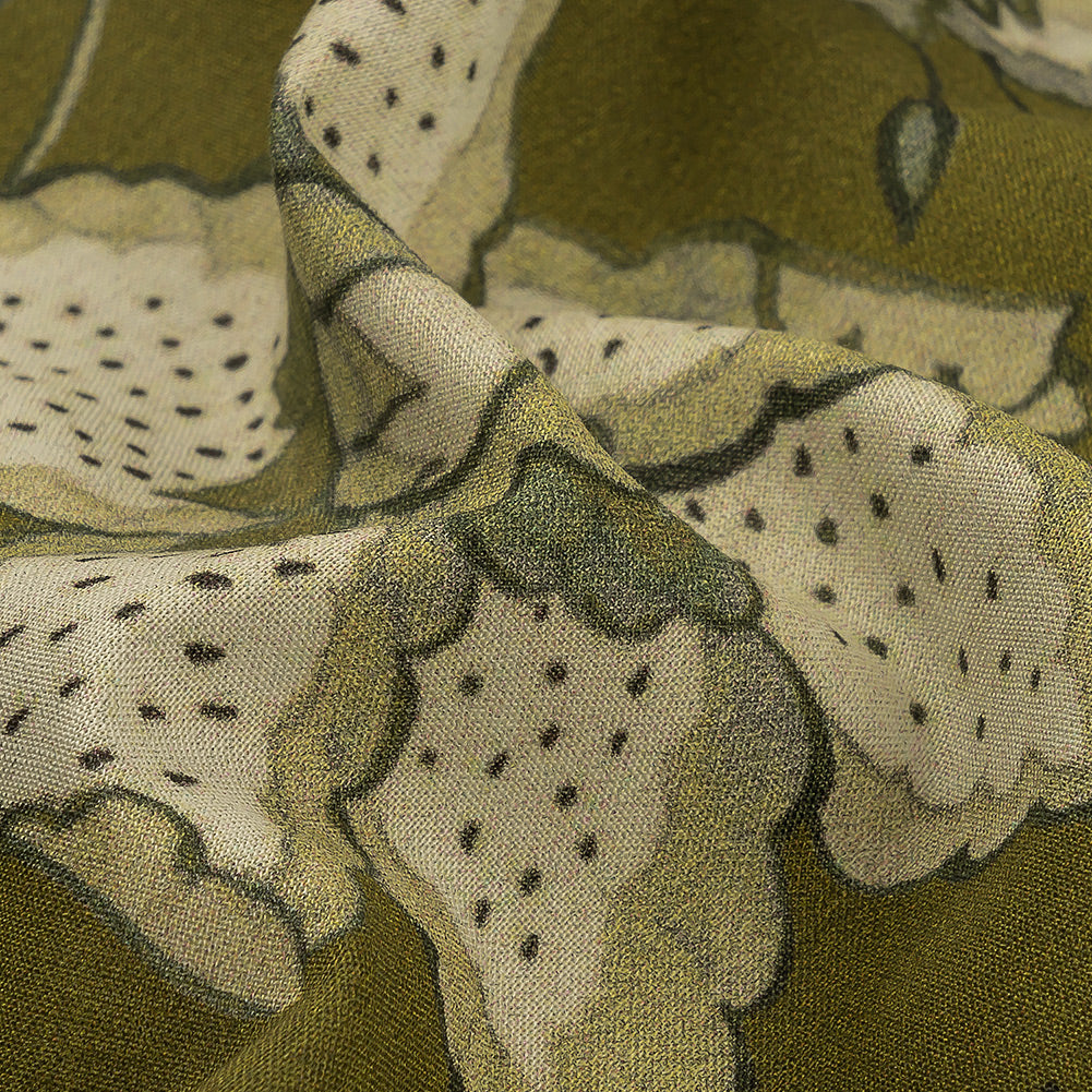 Mood Exclusive Green Limitless Love Cotton Shirting Detail
