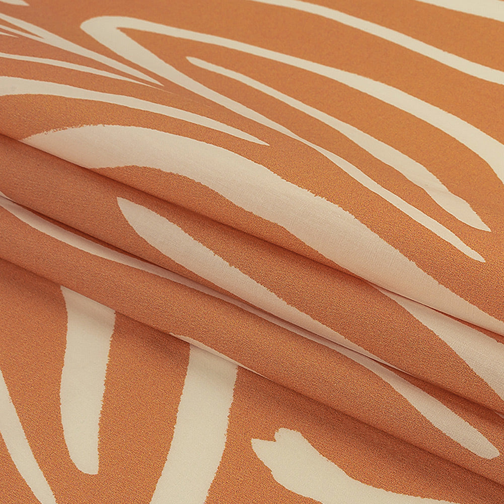 Mood Exclusive Orange Searching Savannah Cotton Poplin Folded