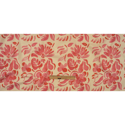 Stretch Cotton Poplin Print - Pink Flower Blocks - Mood Exclusive Romantic Inclinations Full