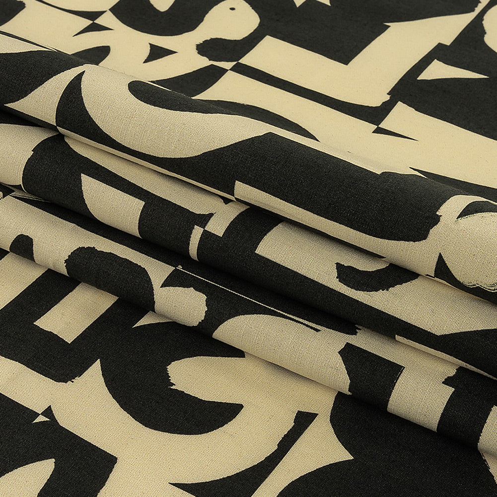 Mood Exclusive Amorous Alphabet Stretch Cotton Poplin Folded