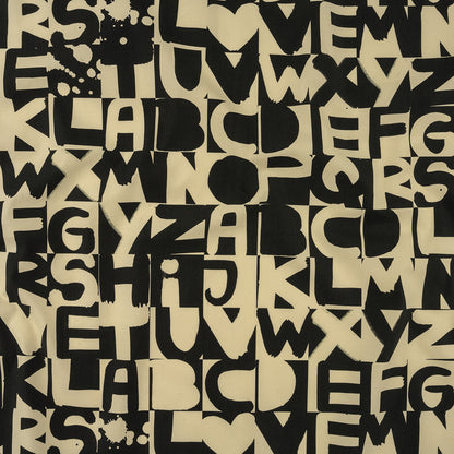 Mood Exclusive Amorous Alphabet Stretch Cotton Poplin