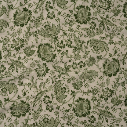 Mood Exclusive Garden Green History Major Gauzy Cotton Double Cloth