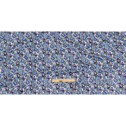 Ultramarine, Blue and Tap Shoe Paisley Cotton Sateen Full