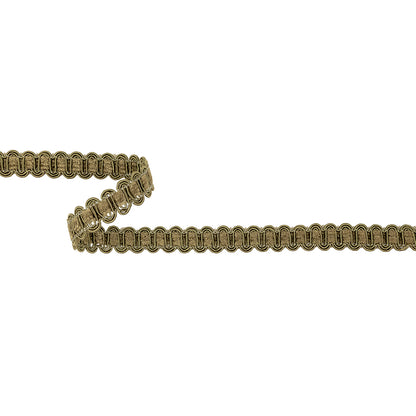Winter Moss Cord and Chenille Rayon Blend Braided Trim - 0.5"