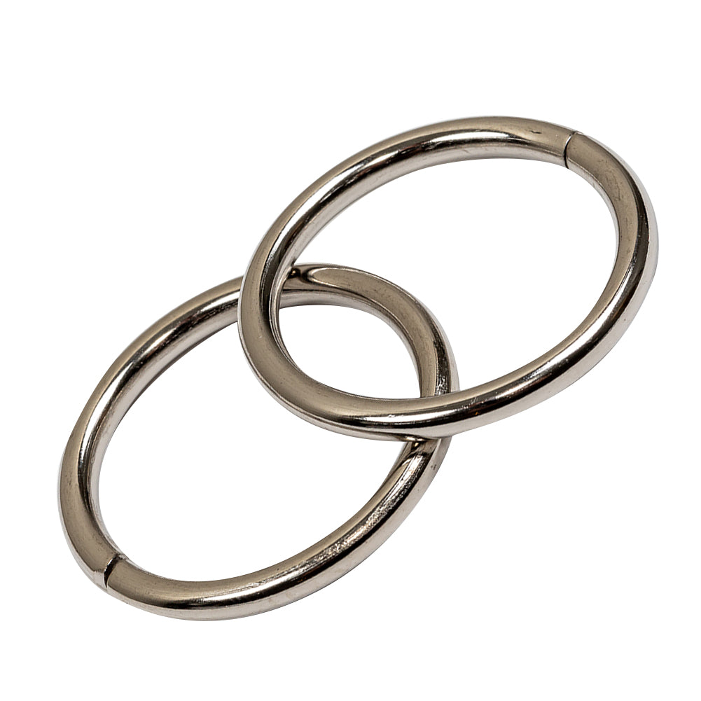 Nickel Split Metal O Ring - 1" Detail
