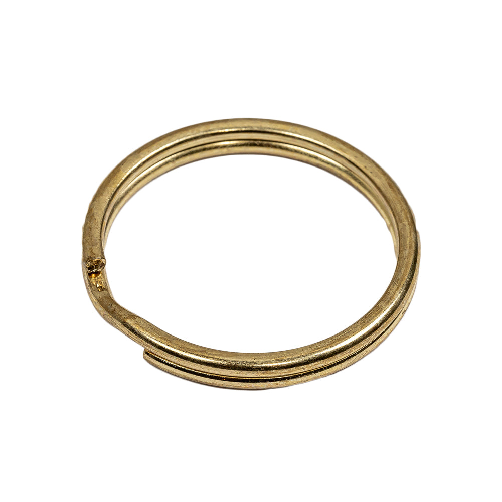 Gold Metal Split Keychain Ring - 1.0625" - Detail - Image 3 of 4
