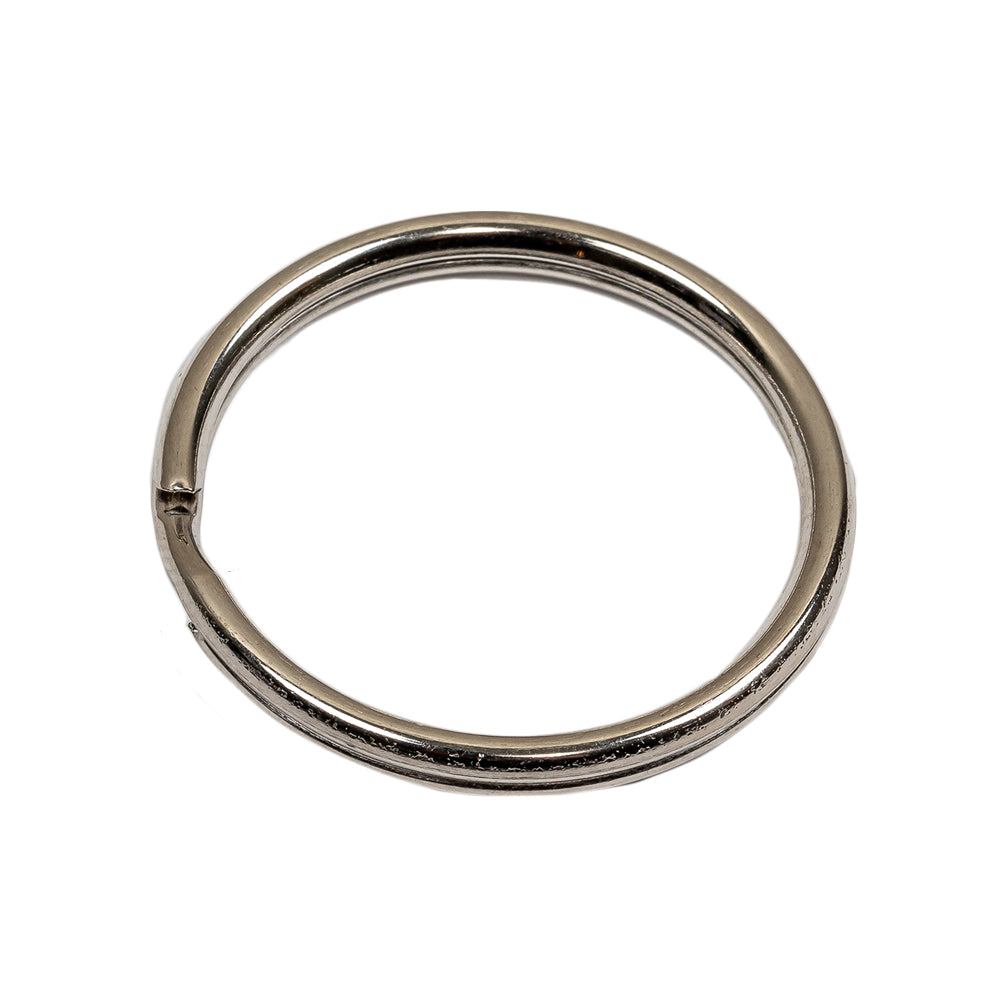 Nickel Metal Split Keychain Ring - 1.125" - Detail - Image 3 of 4