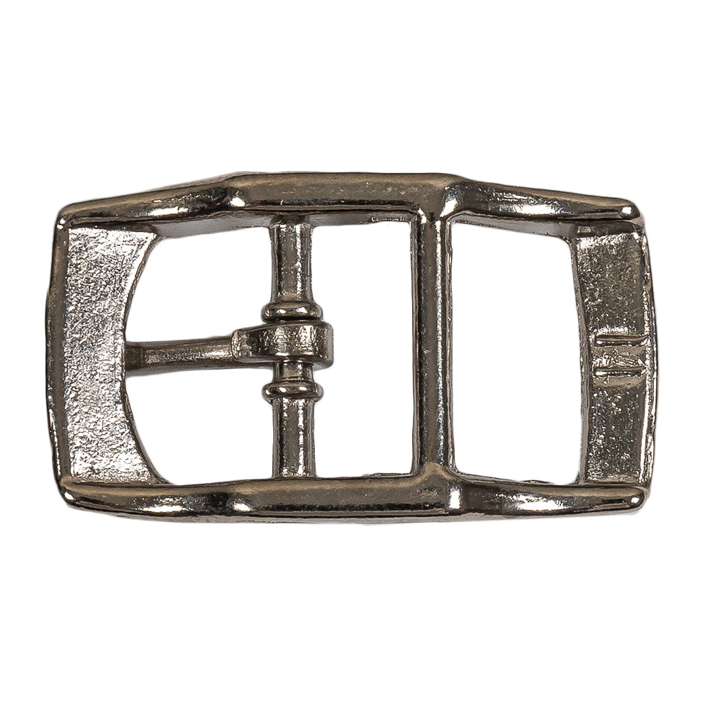 Silver Rectangular Metal Buckle - 0.75" x 1.25"