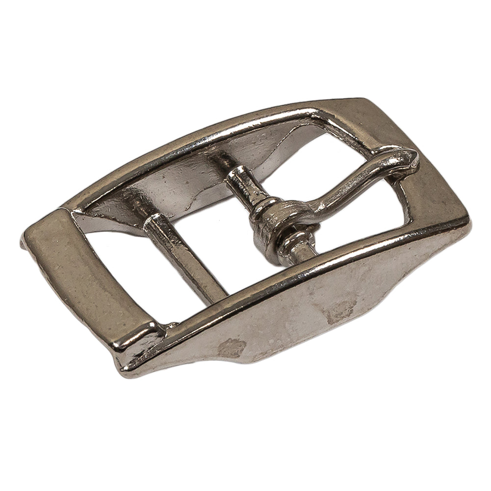 Silver Rectangular Metal Buckle - 0.75" x 1.25" Detail