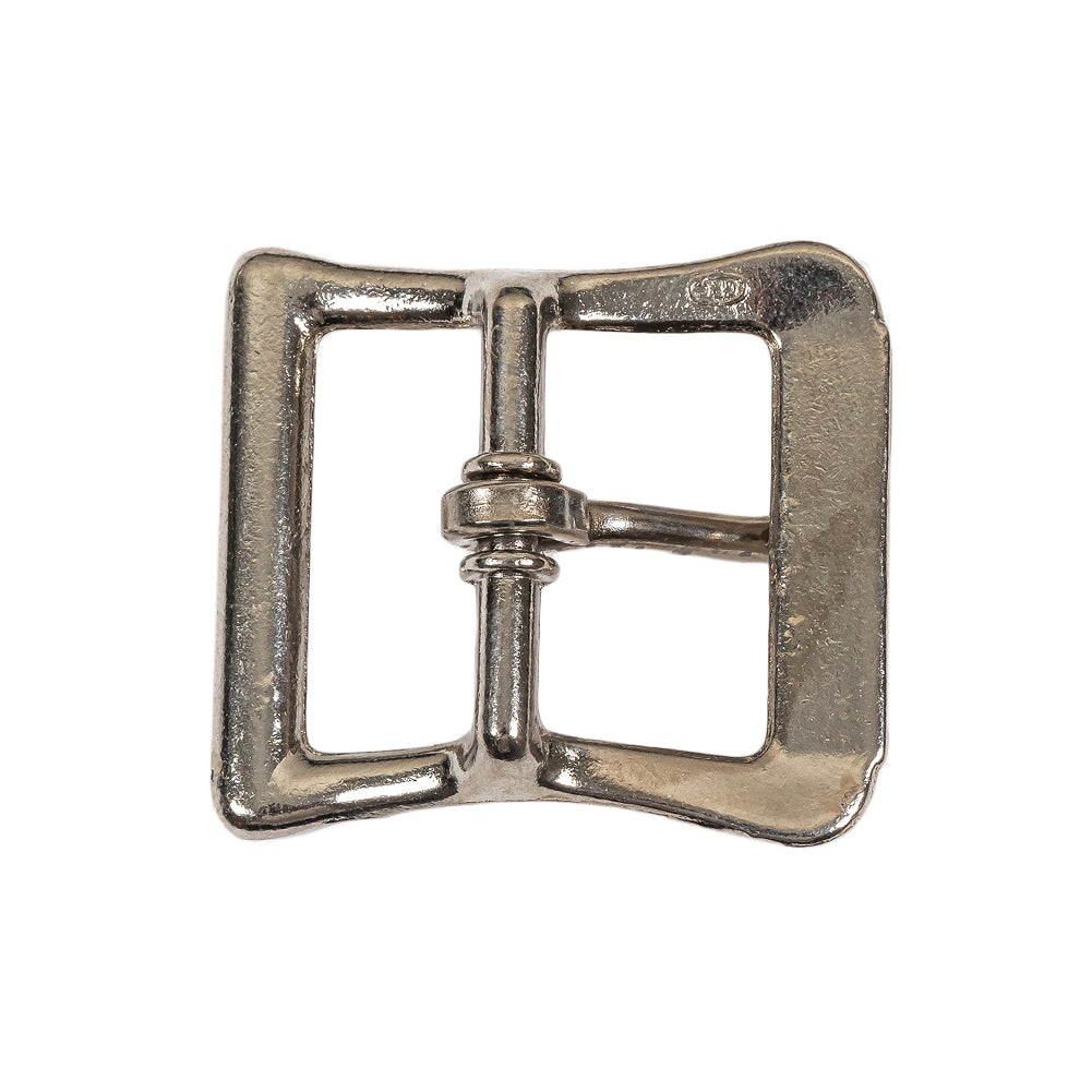 Silver Bent Rectangle Metal Buckle - 1.375" x 1.5" - Detail - Image 3 of 4
