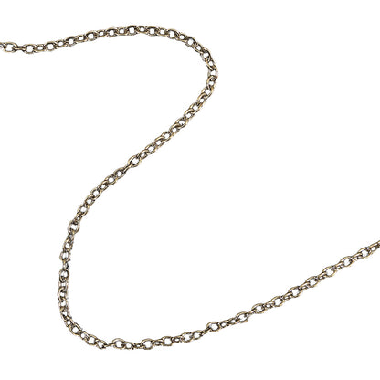 Silver Chain Purse Strap with O Rings - 44" X 0.375"