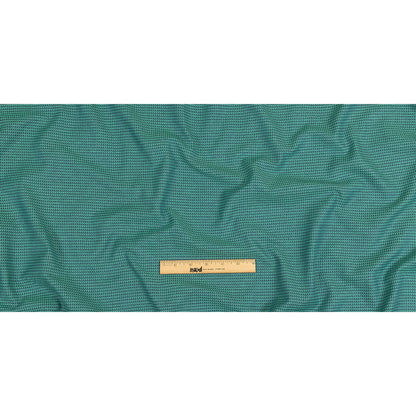 Seafoam and Navy Triangles Cotton and Polyester Twill Full