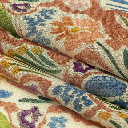 Mood Exclusive Dusty Rose Collection of Cuttings Viscose Georgette Folded