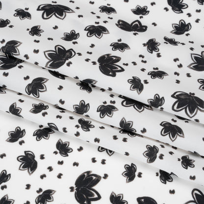 Mood Exclusive Small Lazy Lotus Polyester Crepe Folded