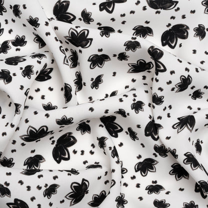 Mood Exclusive Small Lazy Lotus Polyester Crepe