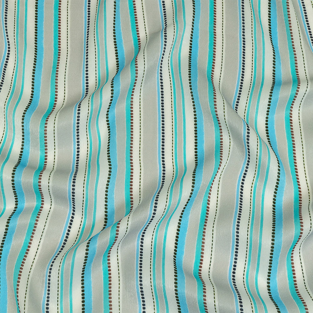 Mood Exclusive Blue Rulebreaker Polyester Crepe de Chine