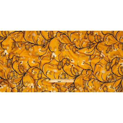 Mood Exclusive Artisan's Gold Amoeba Metallic Pinstriped Viscose Dobby Folded