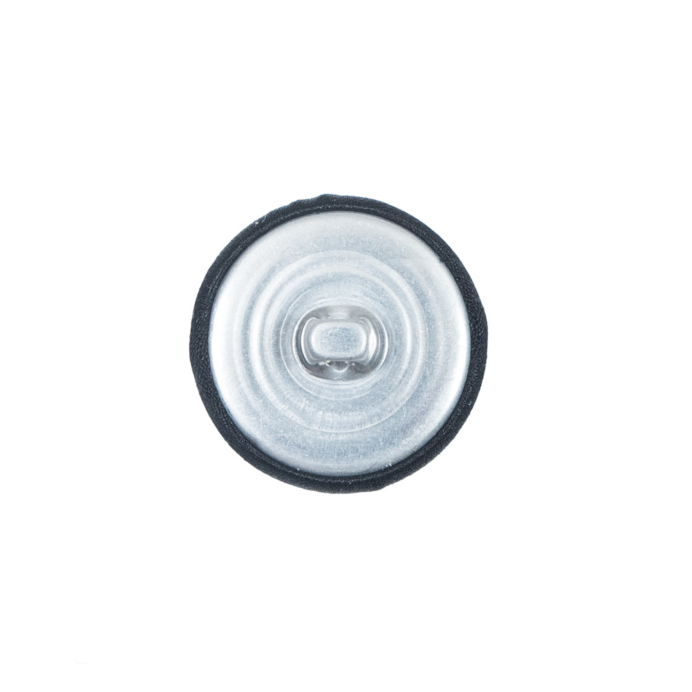 Black Silk Covered Button - 30L/19mm Detail