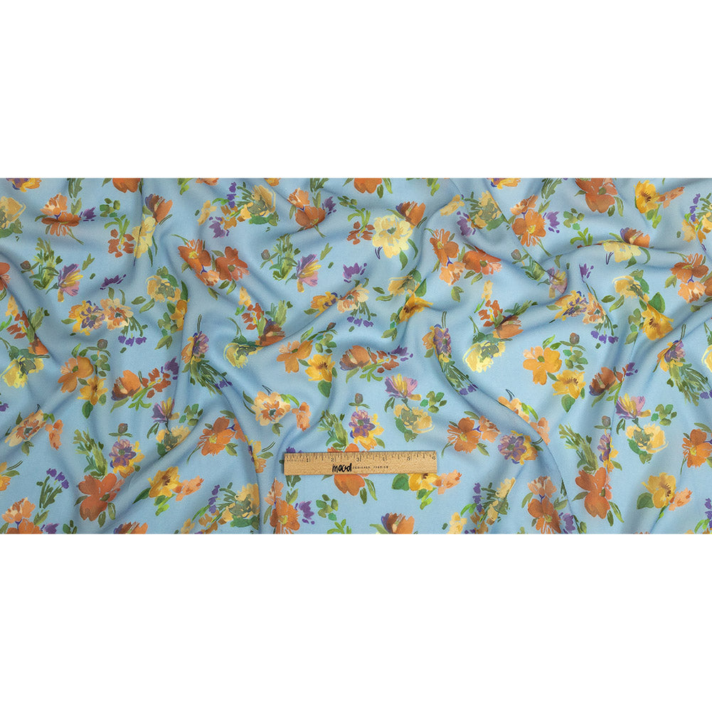 Mood Exclusive Blue Artist's Allure Viscose Georgette Full