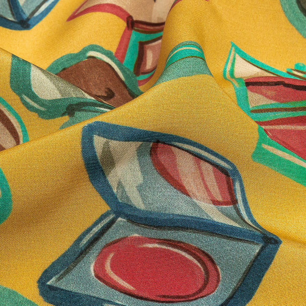 Mood Exclusive Cornsilk Glam Guru Viscose Poplin Detail