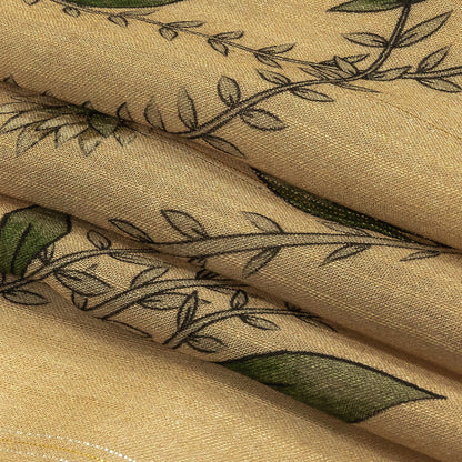 Mood Exclusive Vines Victorious Metallic Pinstriped Viscose Dobby Folded