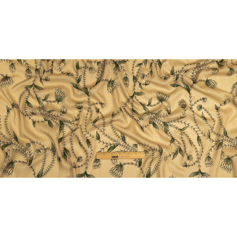Mood Exclusive Vines Victorious Metallic Pinstriped Viscose Dobby Full