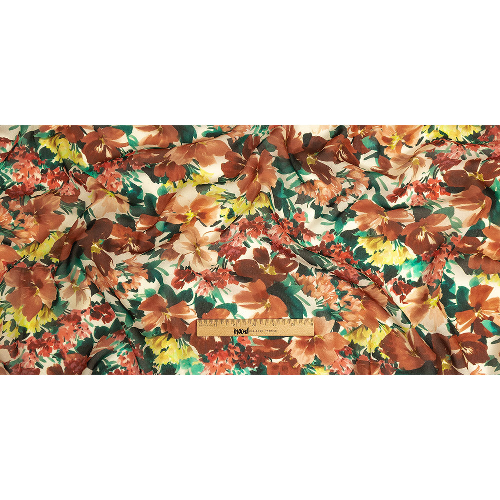 Mood Exclusive Cream Tahitian Twilight Viscose Georgette Full