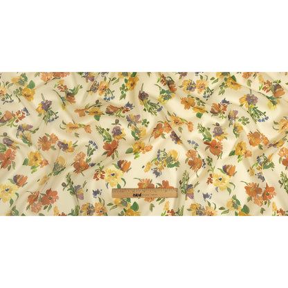 Mood Exclusive Beige Artist's Allure Viscose Georgette Full