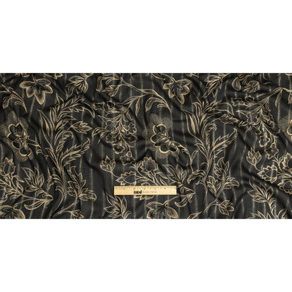 Mood Exclusive Meteorite Joy of Juliet Metallic Pinstriped Viscose Dobby Full