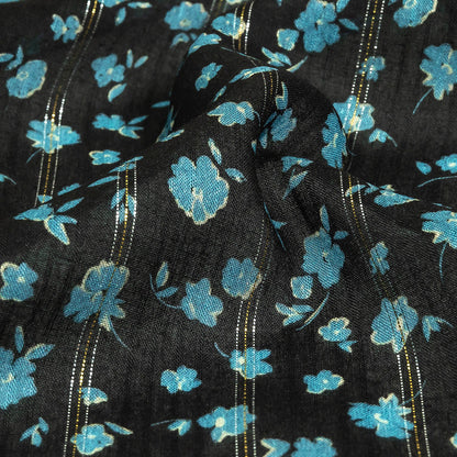 Mood Exclusive Tap Shoe Delicate Dignity Metallic Pinstriped Viscose Dobby Detail