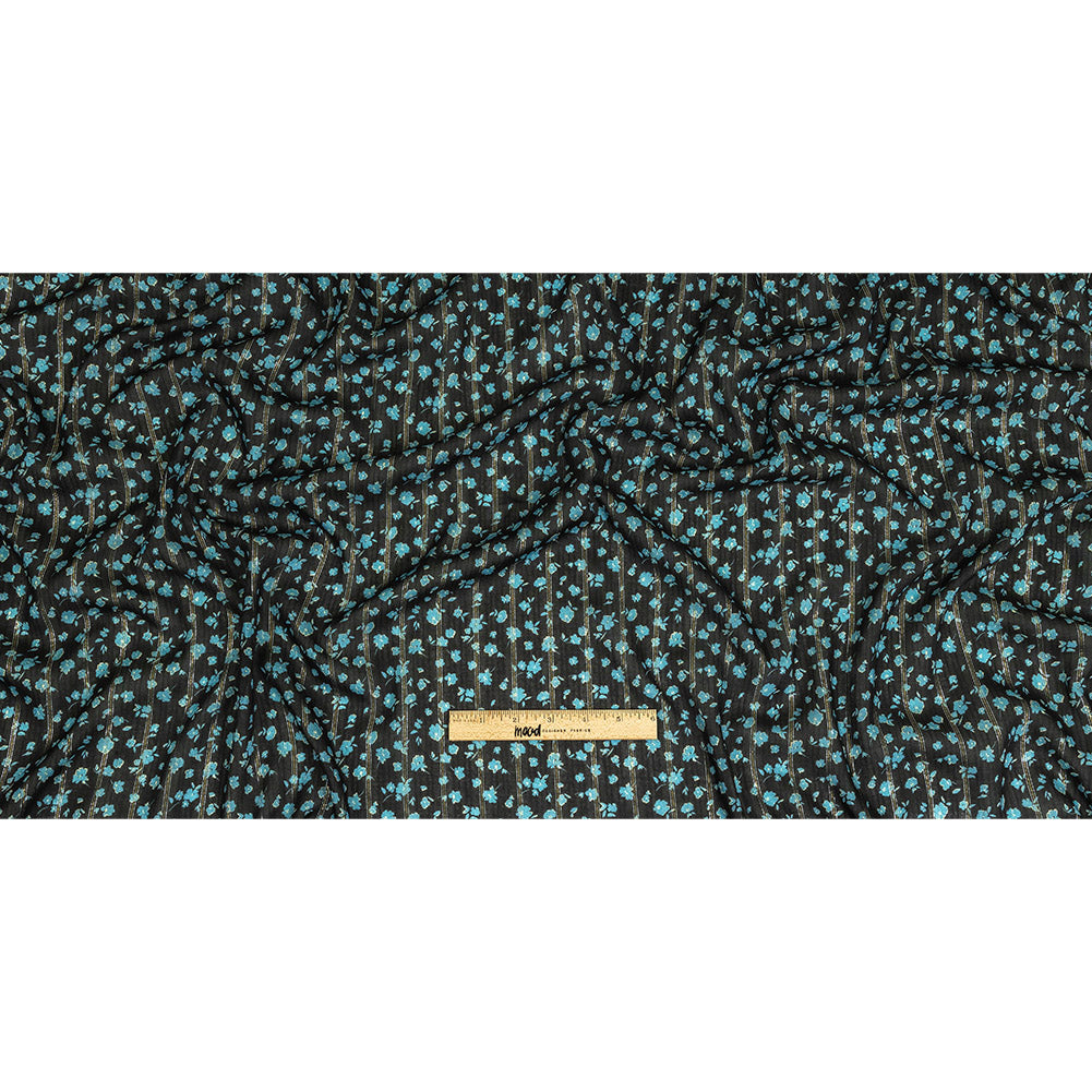 Mood Exclusive Tap Shoe Delicate Dignity Metallic Pinstriped Viscose Dobby Full