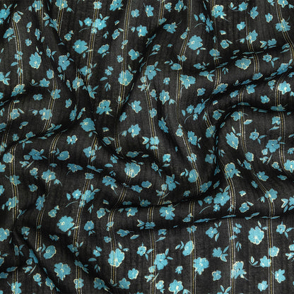 Mood Exclusive Tap Shoe Delicate Dignity Metallic Pinstriped Viscose Dobby