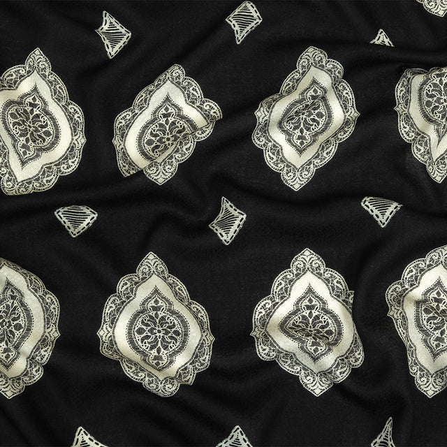 Mood Exclusive Caviar Antique Athenaeum Spotted Viscose Jacquard