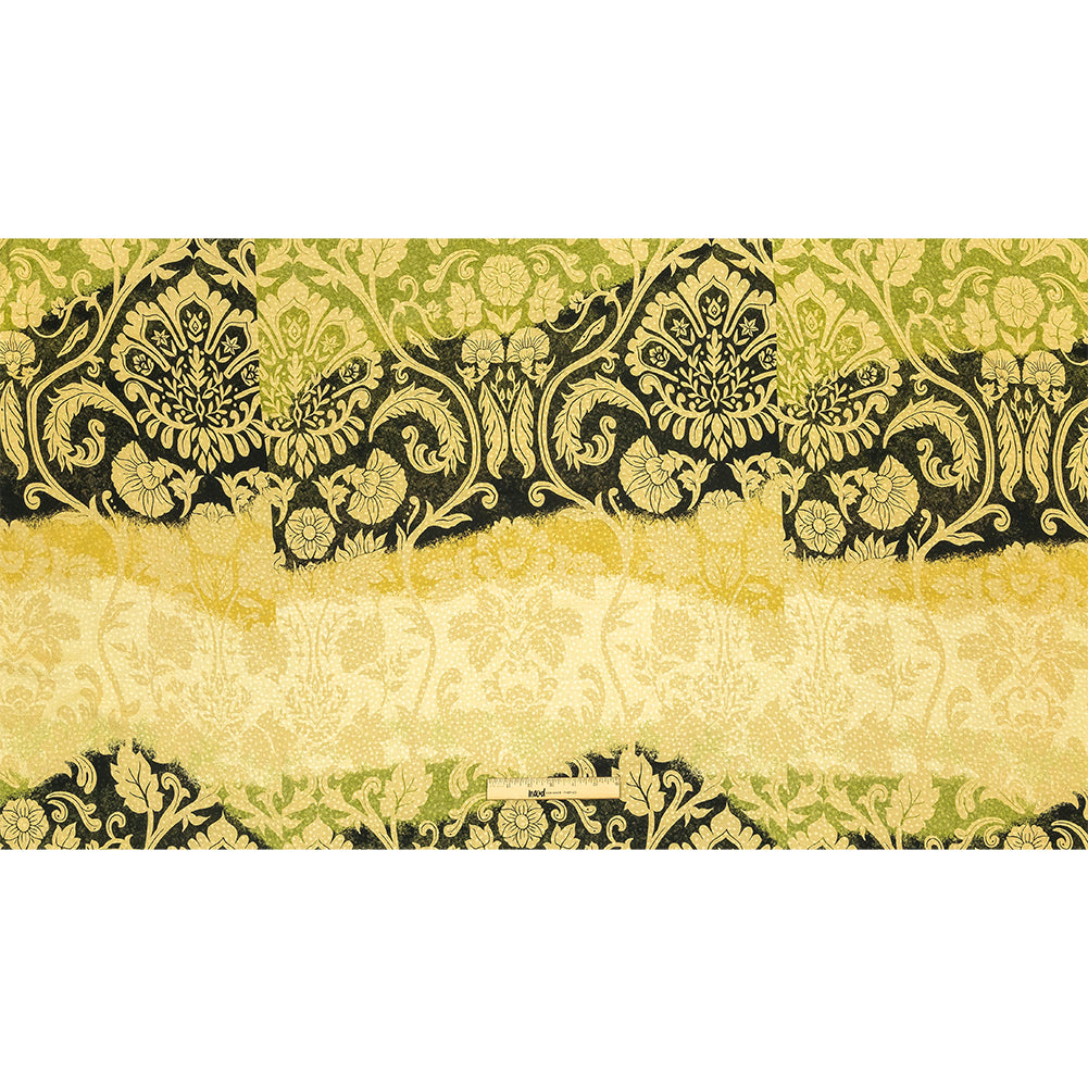 Mood Exclusive Green Thornfield Hall Spotted Viscose Jacquard Full