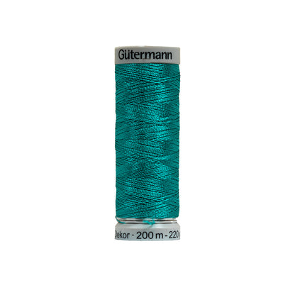 Gutermann Machine Embroidery Thread 200m - 7550 Medium Turquoise
